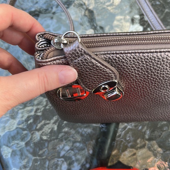 EUC Rose gold mini crossbody purse - Picture 4 of 14